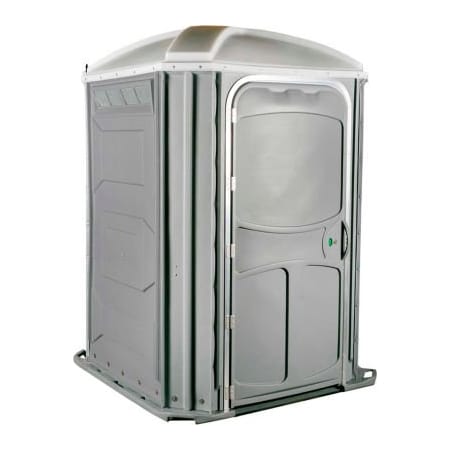 Polyjohn PolyJohn Comfort XL Wheel Chair Accessible Portable Restroom Pewter - PH03-1005